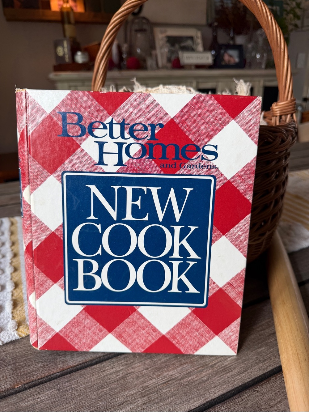 Better Homes & Gardens New Cook Book Vintage 1989 Red Plaid Binder